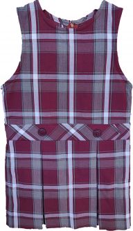 Plaid Jumper, Maroon